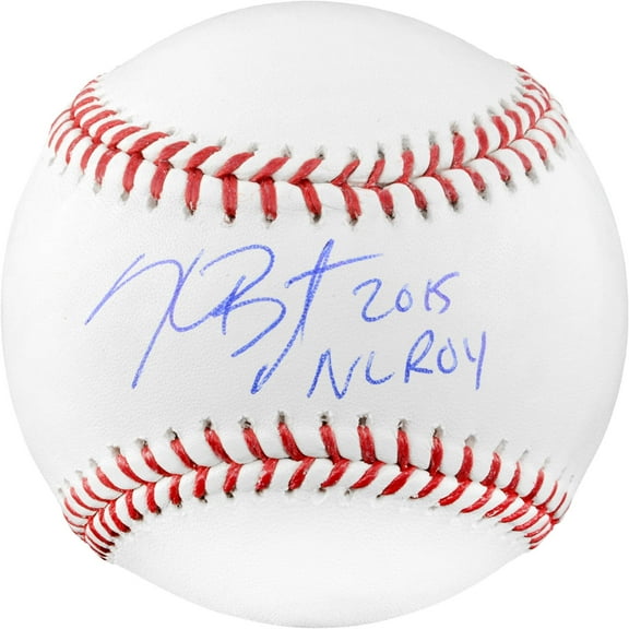 Kris Bryant Chicago Cubs Autographed Baseball with "2015 NL ROY" Inscription - Fanatics Authentic Certified
