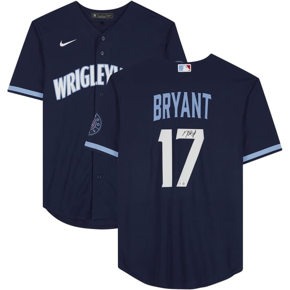 Kris Bryant Chicago Cubs Autographed City Edition Replica Jersey - Fanatics Authentic Certified