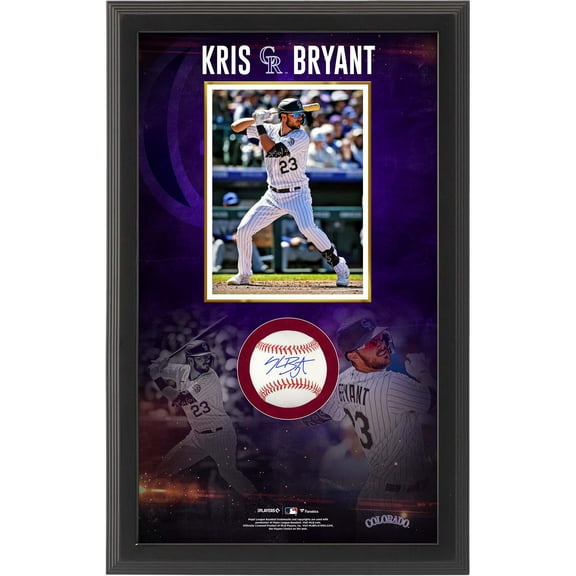 Kris Bryant Colorado Rockies Autographed Baseball Shadow Box - Fanatics Authentic Certified