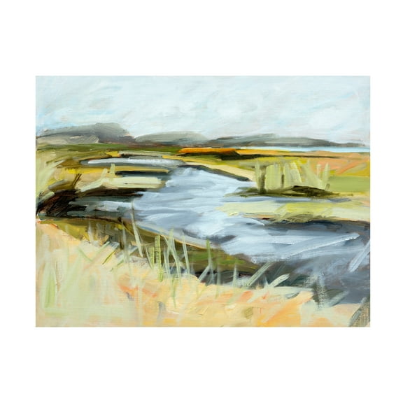 Kris Ekstrand 'Big Indian Slough July' Canvas Art