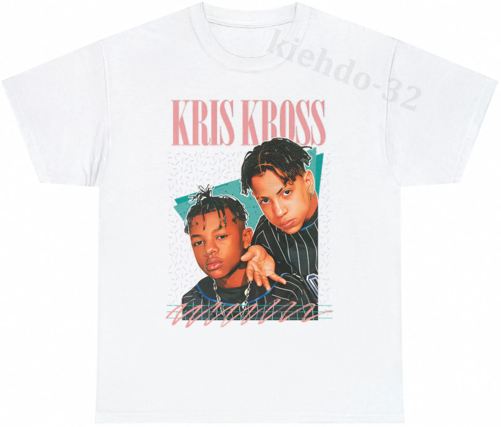 Kris Kross Hip Hop Rap Vintage 90s Retro Tee S-4XL Men Women 