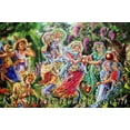 thumbnail image 1 of KrishnaCulture Radha Krishna Vraja CV119LA Canvas art 24x36", 1 of 1