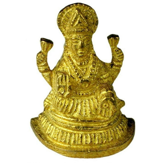KrishnaCultute KK102 Brass Laxmi 1.6"