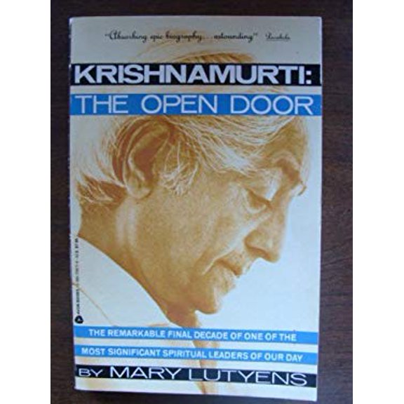 Pre-Owned Krishnamurti: The Open Door (Paperback) 0380709716 9780380709717