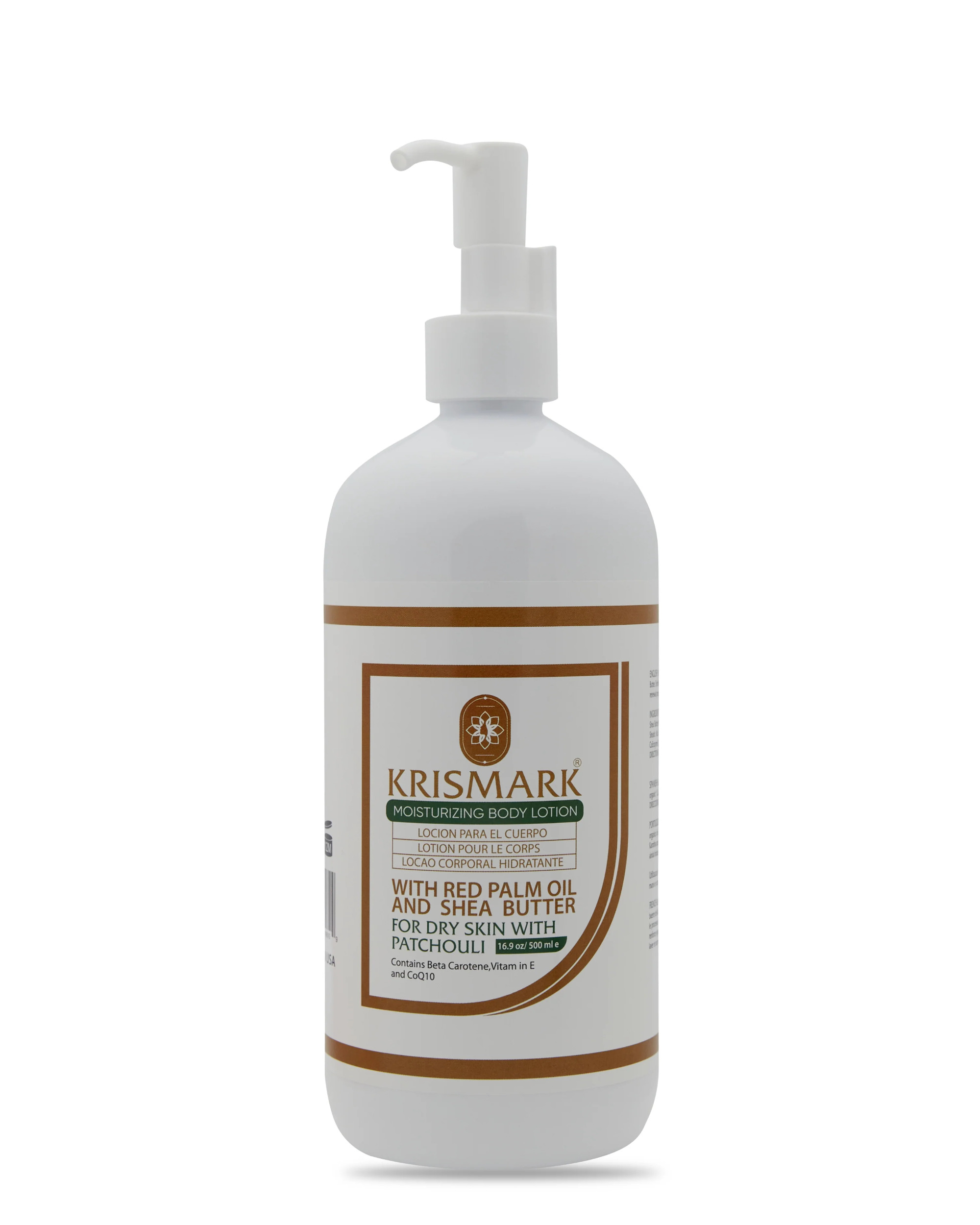 Krismark Body Lotion with Shea Butter and Red Palm Oil Patchouli for