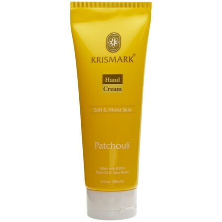 Krismark Patchouli Hand Cream, Shea Butter & Palm Oil, 100 ml