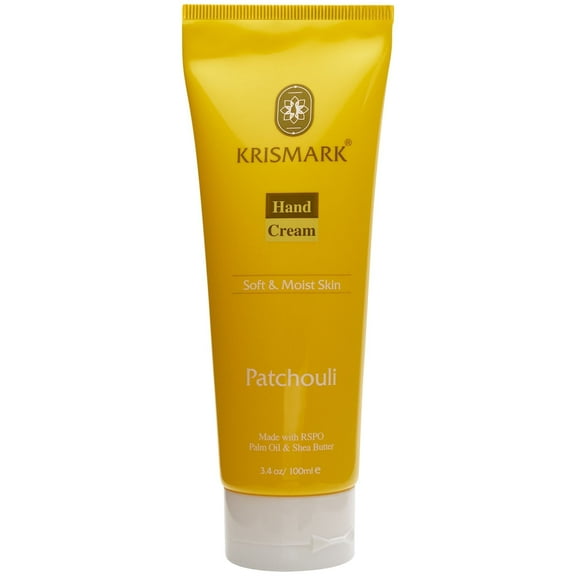 Krismark Patchouli Hand Cream, Shea Butter & Palm Oil, 100 ml