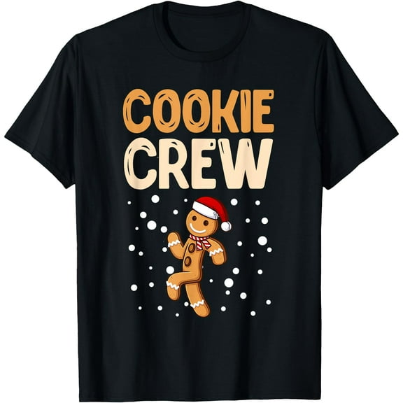 Krismast Cookie Crew Gingerbread Man T-Shirt