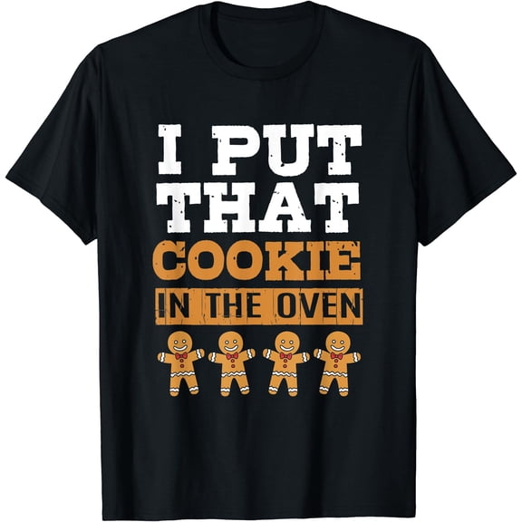 Krismast Gingerbread Gender Reveal For Dad T-Shirt