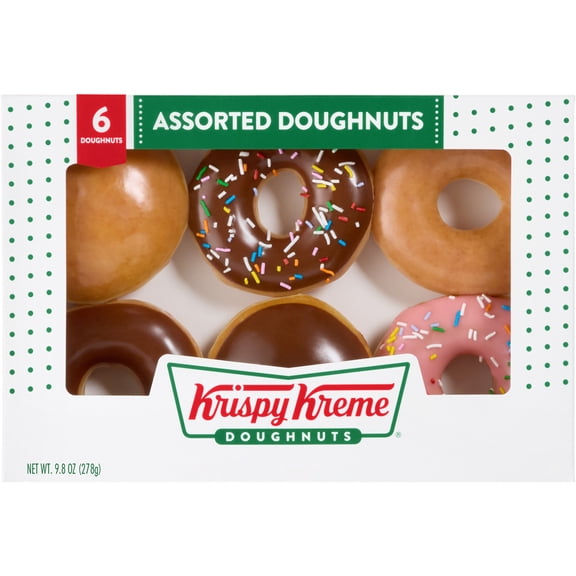 Krispy Kreme 6-Count Classic Assorted Doughnut
