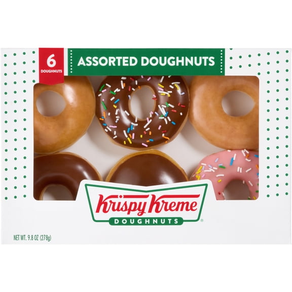 Krispy Kreme 6-Count Classic Assorted Doughnut