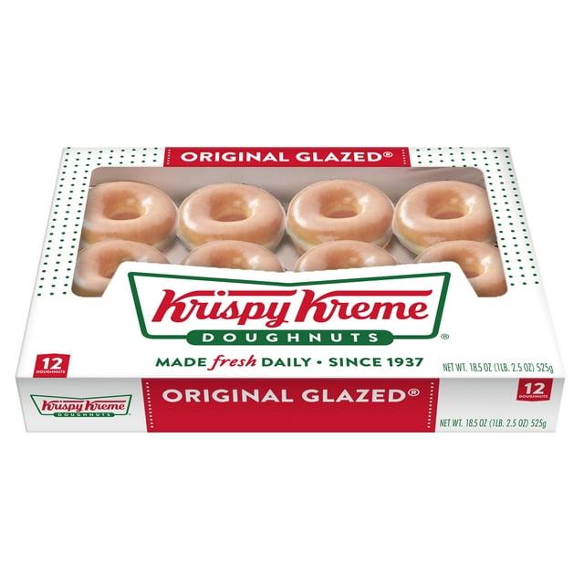 Krispy Kreme Assorted Doughnuts, 18.5 oz, 12 Count