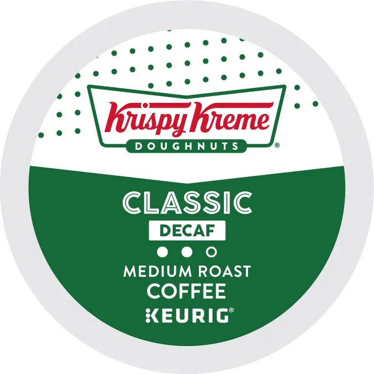 Krispy Kreme Classic Decaf Coffee, K-Cup Pod, Medium Roast, 96 Count