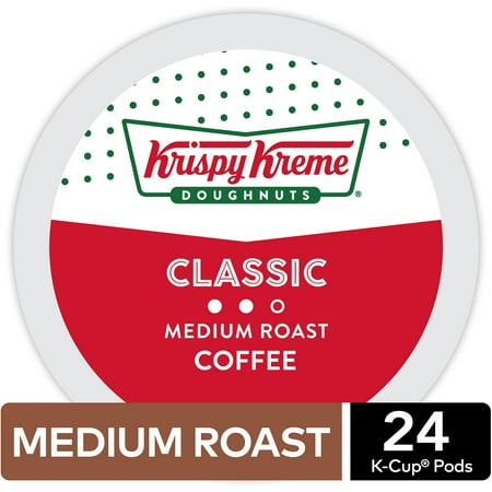 Krispy Kreme - Classic Coffee, Keurig Single Serve K-Cup Pods, Medium Roast, 24 Count