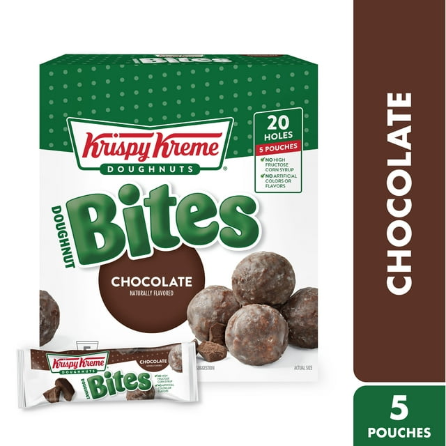 Krispy Kreme Doughnut Bites Chocolate, 1.6 Oz, 5 Count