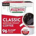 thumbnail image 1 of Krispy Kreme Doughnuts, Classic, Medium Roast Coffee, 96 K-Cup Pods, 1 of 5