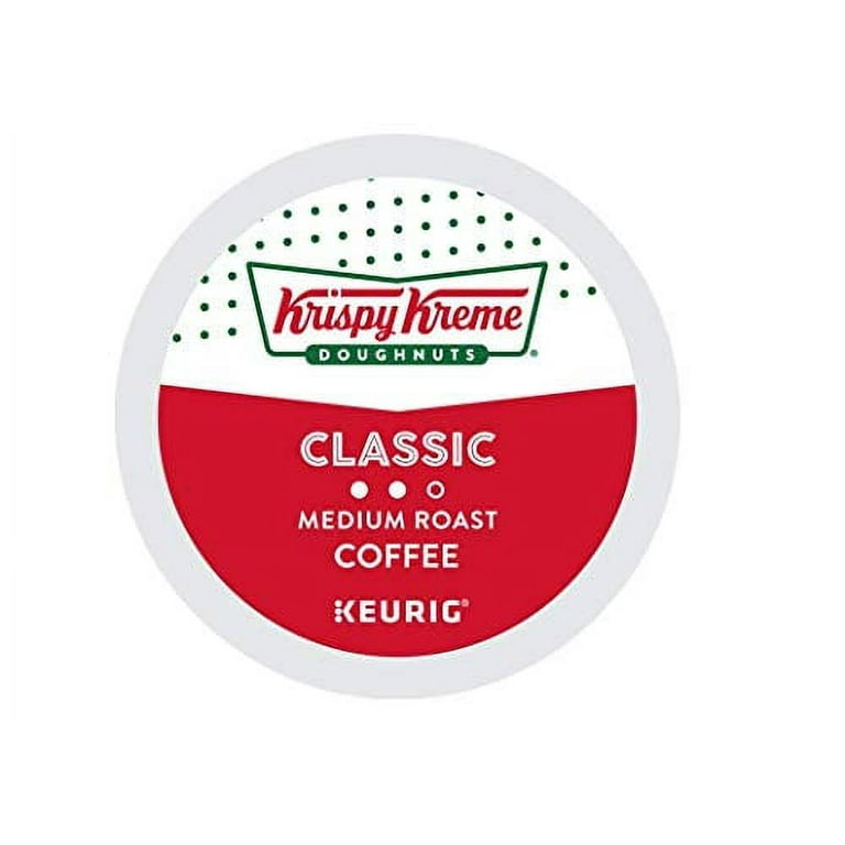 Krispy Kreme Doughnuts Coffee Classic single serve K Cup pods for Keurig brewers 24 Count Walmart