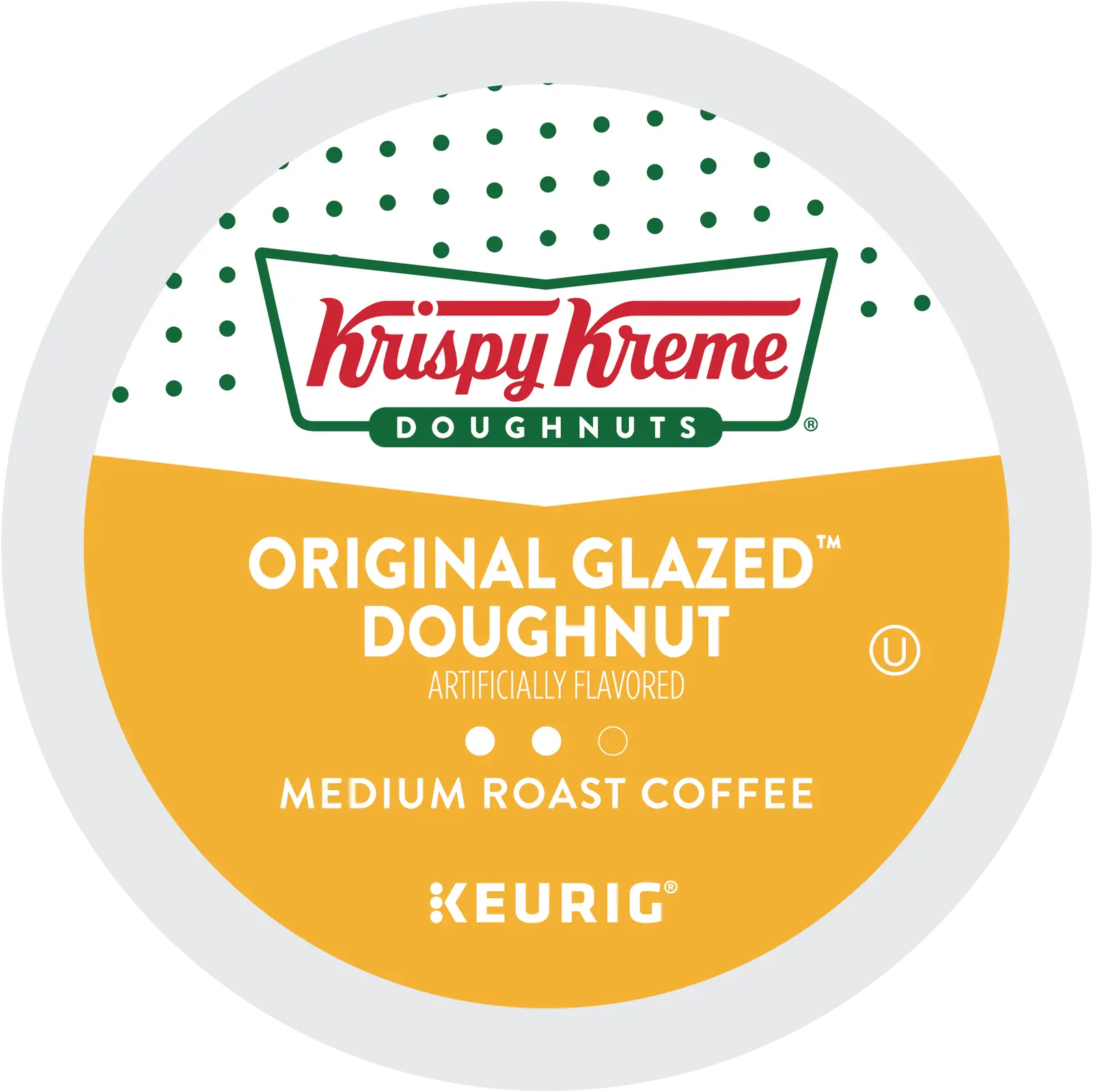 Krispy Kreme Doughnuts, Original Glazed Doughnut, Medium Roast, 24 , K-Cup Pods