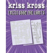 kriss kross puzzle book for adults Criss Cross Crossword Activity Book Paperback by Zoubir King