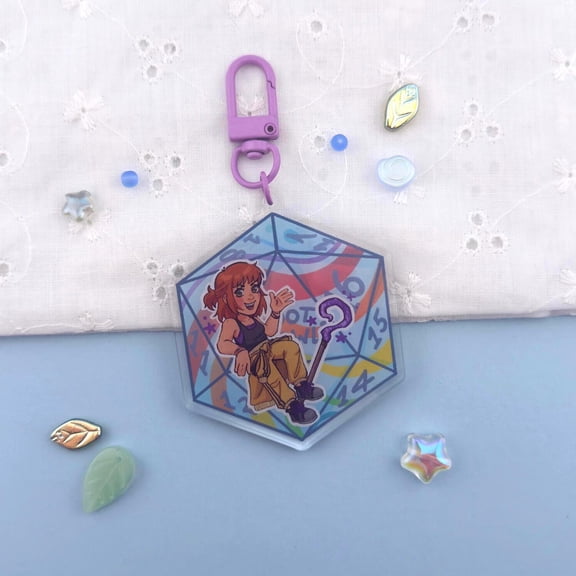 Kristen Applebees Keychain (1 keychain)