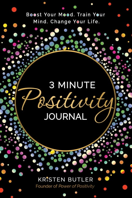 Kristen Butler 3 Minute Positivity Journal, Multicolor, 6in x 9in, 120 Pages