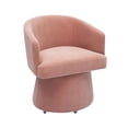 thumbnail image 1 of Kristen Pink Rolling Desk Chair, 1 of 7