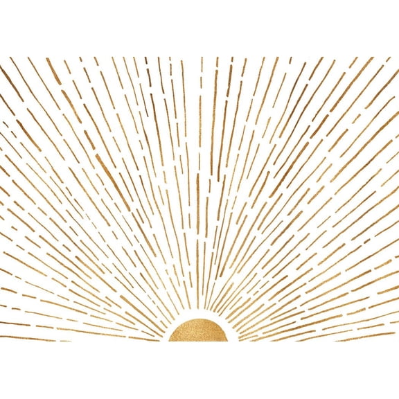 Kristian Gallagher - Let The Sunshine In Print Wall Art, Modern Wall Decor For Living Room Bedroom, 12x18 UNFRAMED