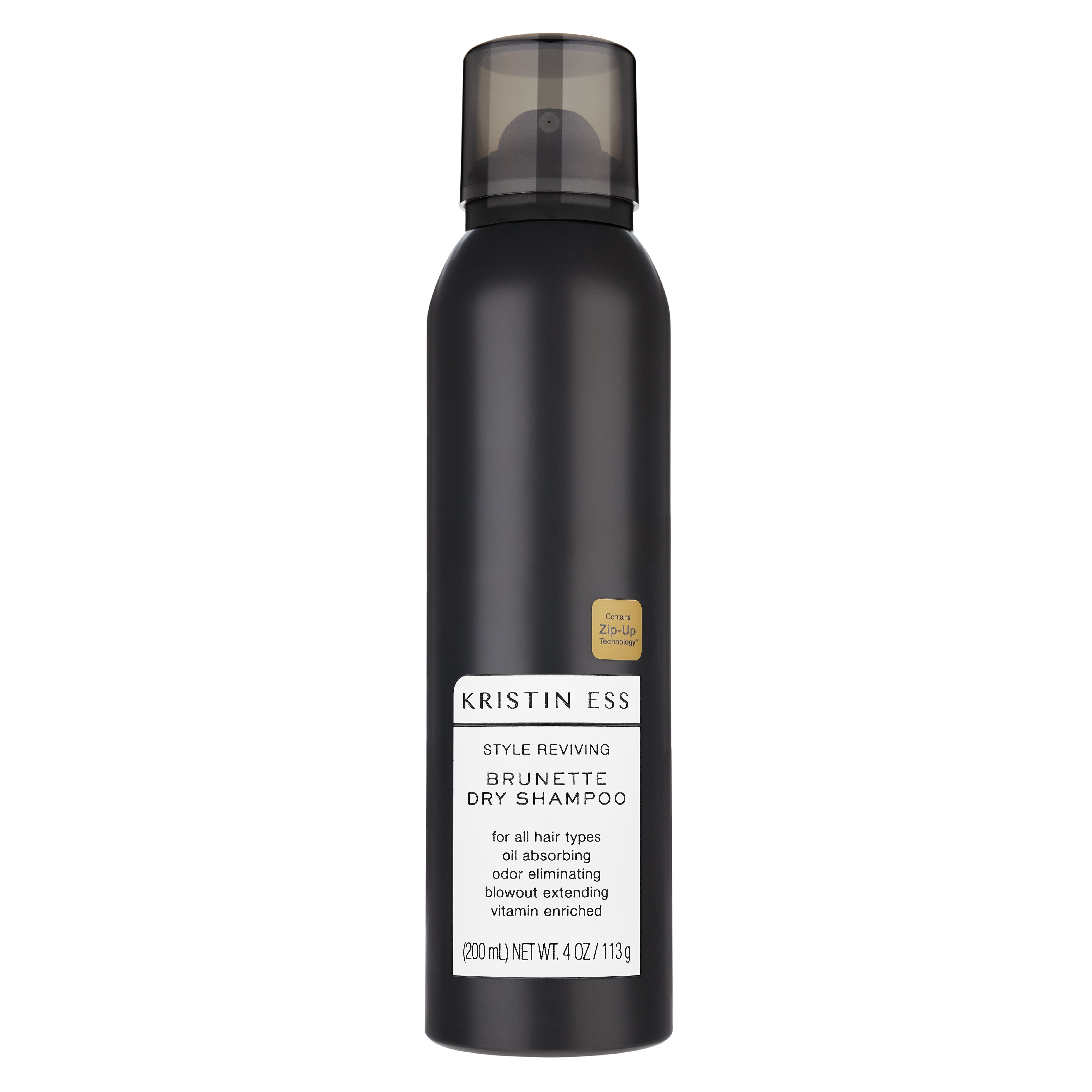 Kristin Ess Hair Dry Shampoo for Dark + Brown Hair with Vitamin C, for Oily Hair, Dry