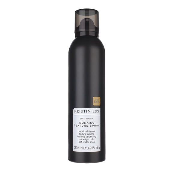 Kristin Ess Hair Dry Finish Working Texture Hair Spray for Volume + Texture, Light Hold Dry Texturizing, Soft Matte Finish, 6.9oz