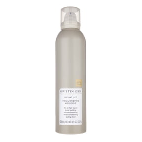 Kristin Ess Hair Instant Lift Volumizing Mousse with Castor Oil, Boosts Volume + Thickens, Body Building for Curly, Wavy + Straight Hair, Lasting Hold, 8.1oz