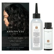 Kristin Ess Hair Gloss in Bittersweet, Dark Brunette - 4 Week Semi Permanent Hair Color for Women - Shine - Hair Dye Glaze