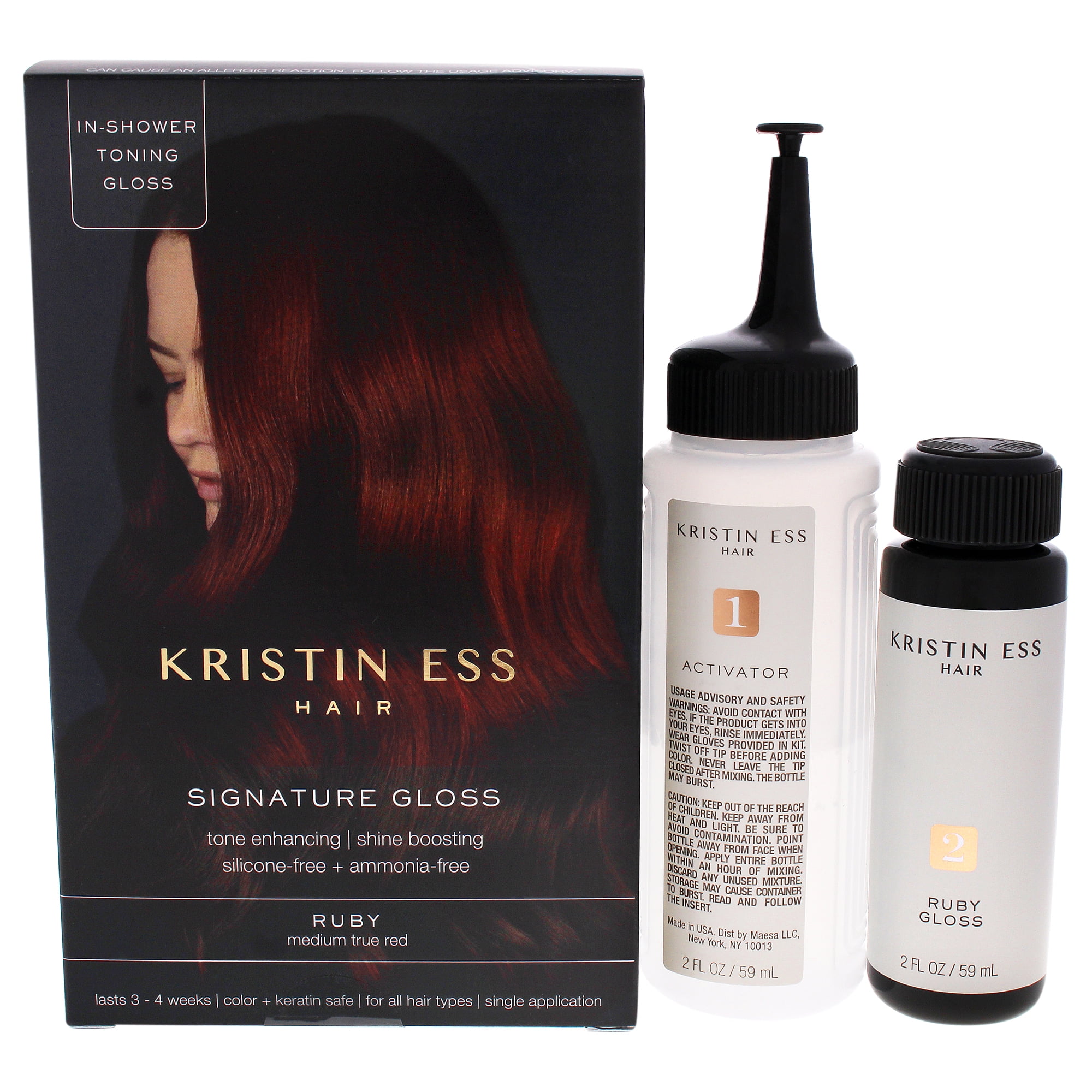 Kristin Ess The One Signature Hair Gloss - Ruby: Medium True Red 1 ea