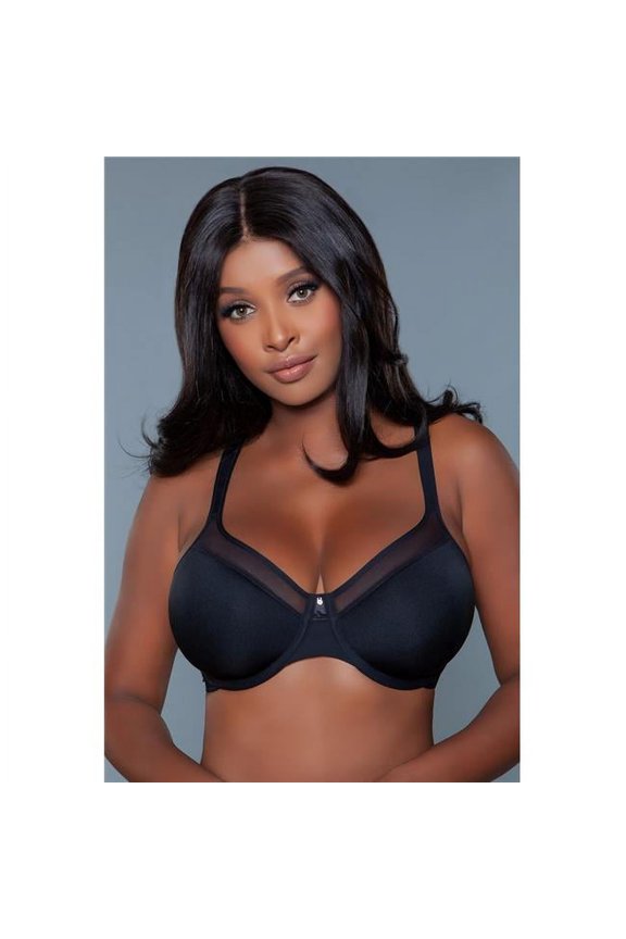 Kristy Full Coverage Bra, Black - Size 38D