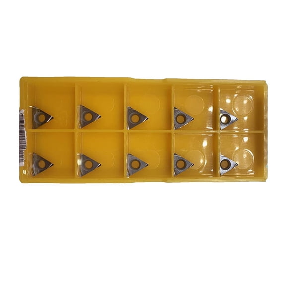 Krite 10pcs TPGH090204L-FS-1.81.51LFS carbide, ceramic insert, metal-ceramics tools Outside Indexable Turning Insert Triangle for finishing
