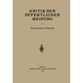 thumbnail image 1 of Kritik Der Öffentlichen Meinung, (Paperback), 1 of 1