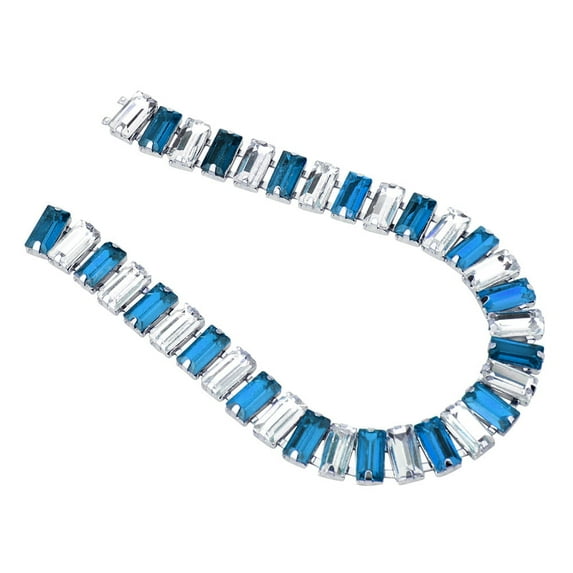 Kritne 1 Yard (90cm) Rhinestone Chain Crystal Glass Trimming DIY Garment Accessories Decoration,Rhinestone Chain,Rhinestone Trim