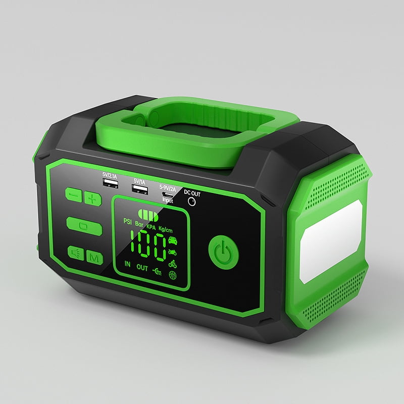 Car Battery Jump Starter with Tire Inflator Flashlight Power Bank 20000mAh Battery Jump Starter Battery Pack for 12V Battery Vehicle