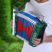 Kritne 17 Key 8 Bass Piano Accordion Musical Instrument for Beginners Students