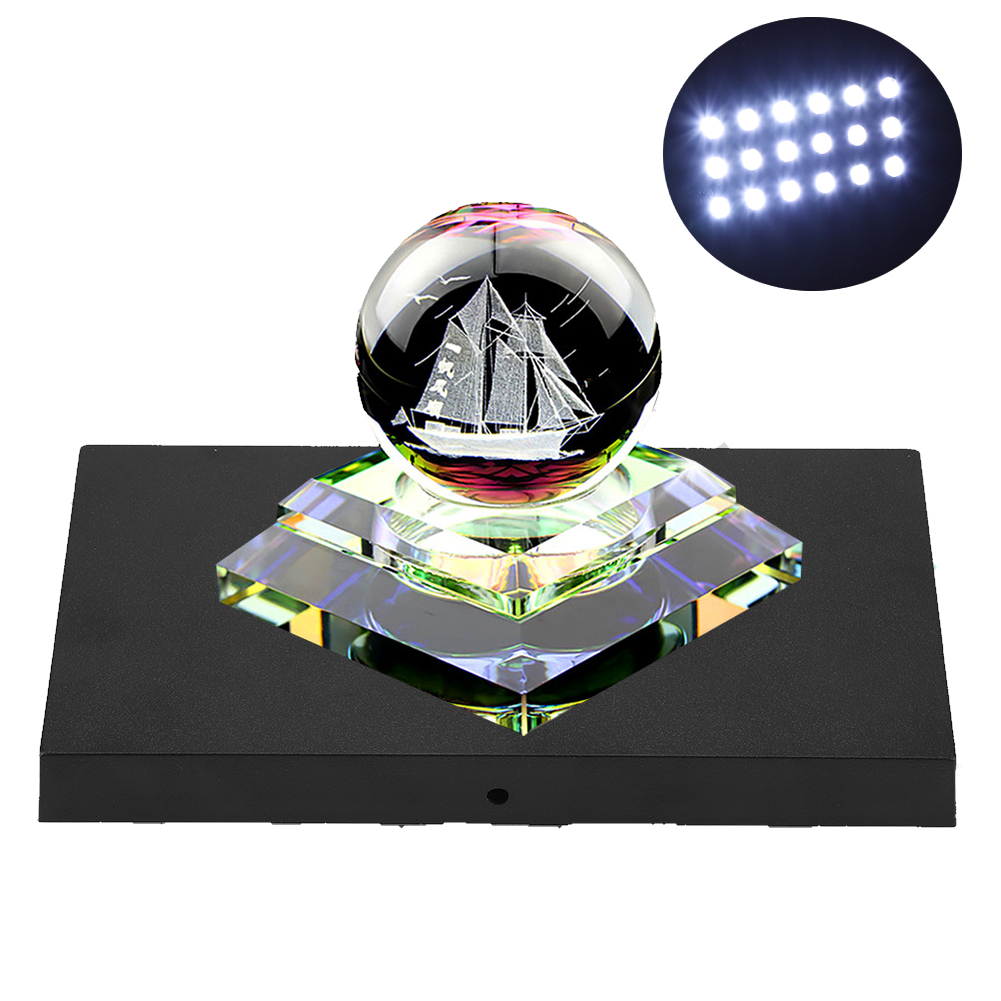 Kritne 18 LED White Large Light Stand Base Display Pedestal US Plug 100