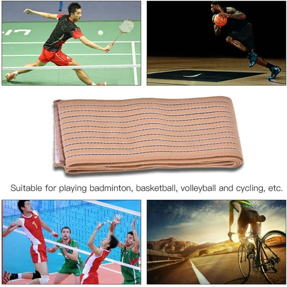 Kritne 2 PCS Adjustable Elastic Knee Compression Bandage Wraps Support For Legs LY