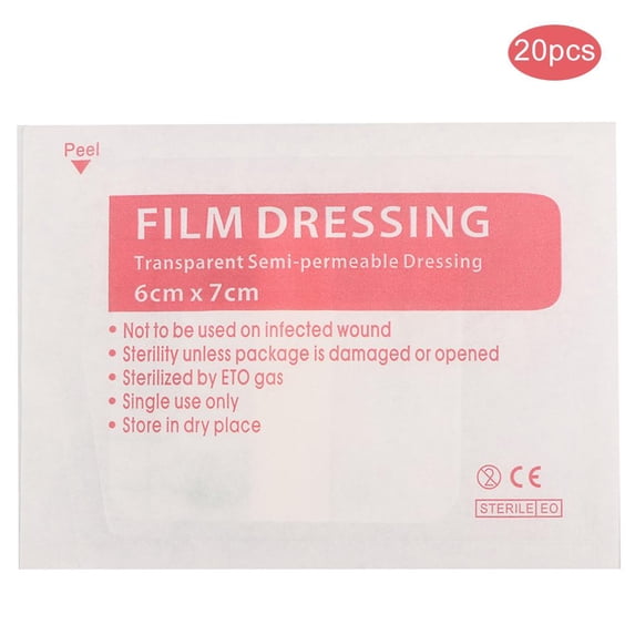 Kritne 20pcs Waterproof Adhesive Wound Dressing Transparent Wound Dressing