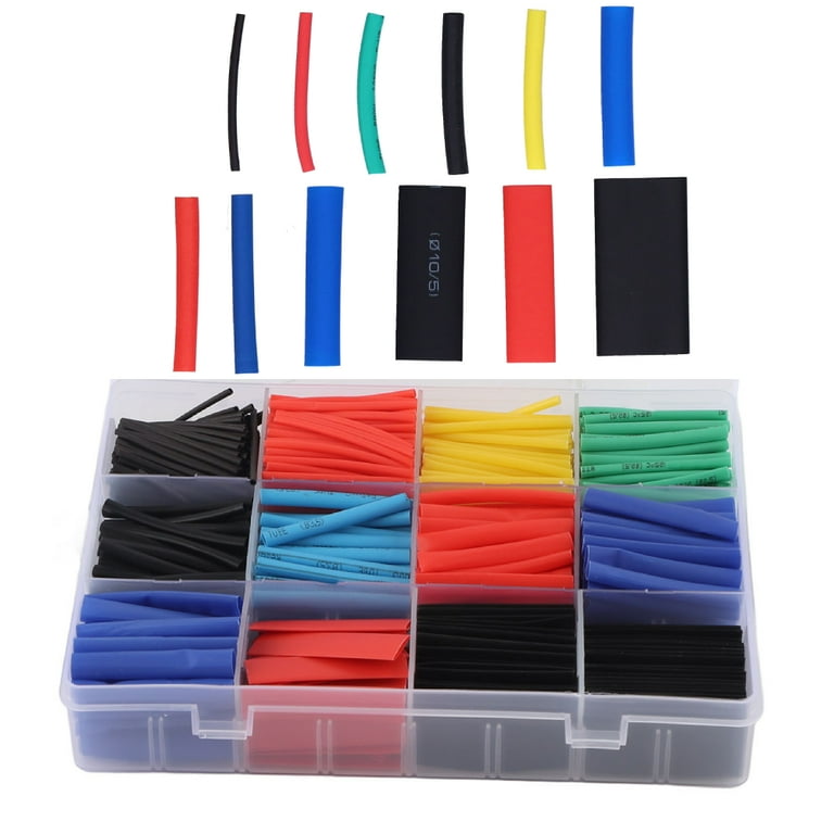 Kritne 750Pcs Heat Shrink Tubing Kit 2 1 Nylon Electrical Cable