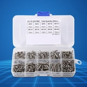 Kritne Bolts, Screws, 340pcs M3 Stainless Steel Screws and Nuts Assortment Kit Set Pan Head