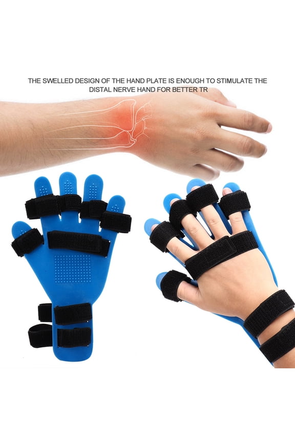 Kritne Hand Wrist Training Orthosis, Finger Orthotics Extended Type Fingerboard for Stroke/Hemiplegia Hand Splint Training Support , Finger Orthotics
