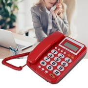 Kritne Landline Telephone, Desktop Corded Phone With Speakerphone, With Caller ID Display, Large Buttons, For Home Office, 220*170*80mm / 8.66*6.69*3.15in