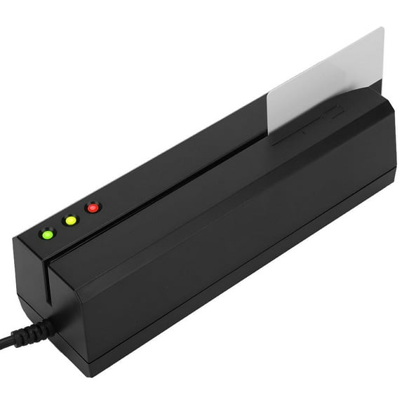 Kritne MSR605X 3 Track USB Magnetic Stripe Reader Writer, Black