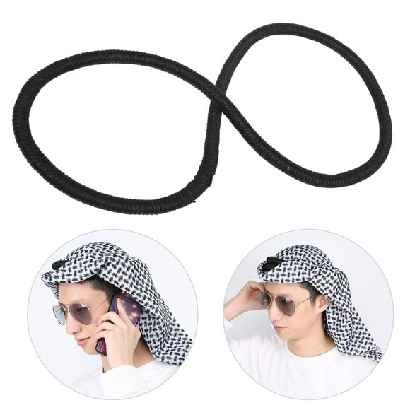 Kritne Muslim Headscarf For Men Middle Eastern Pattern Arab Headwear Turban Muslim Headband Suit Headwear
