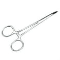 thumbnail image 1 of Kritne Stainless Steel Pet Dog Cat Ear Hair Tweezers Curved Tip Cleaning Clamp, Ear Hair Cleaning Clamp for Pet, Curved Tip Ear Hair Tweezers, 1 of 8