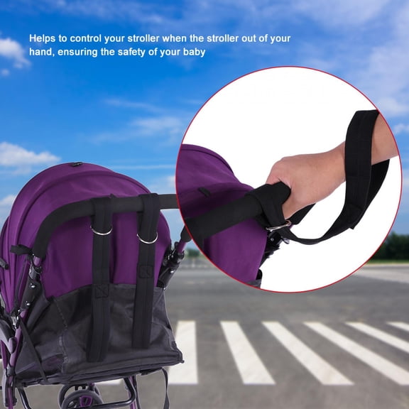 Kritne Stroller Safety Strap,1Pc Baby Stroller Safety Wrist Straps Infant Kids Pram Pushchair Anti Lost Harness Black Color, Stroller Wrist Strap