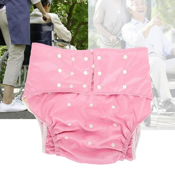 Kritne Washable Adult Diaper Adult Pocket Nappy Cover Adjustable Reusable Diaper Cloth For Incontinence Care, Suitable For Elderly Men Women